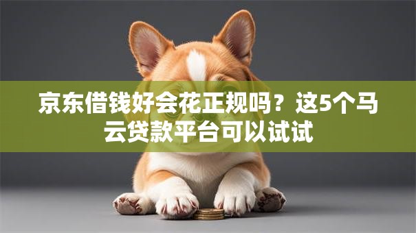 京东借钱好会花正规吗?这5个马云贷款平台可以试试 京东借钱好会花正规吗?这5个马云贷款平台可以试试