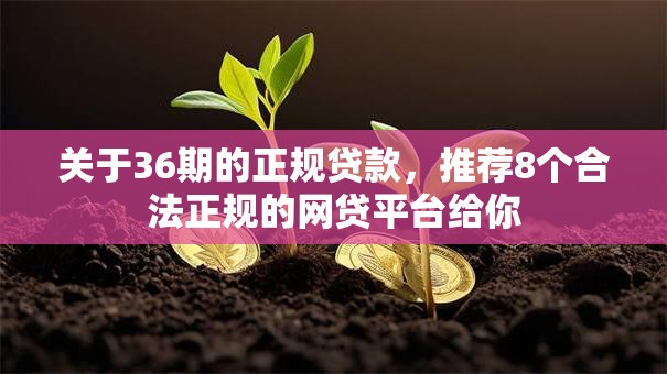 关于36期的正规贷款，推荐8个合法正规的网贷平台给你
