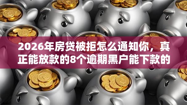 2026年房贷被拒怎么通知你,真正能放款的8个逾期黑户能下款的新口子推荐 2026年房贷被拒怎么通知你,真正能放款的8个逾期黑户能下款的新口子推荐