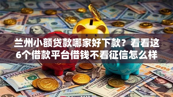 兰州小额贷款哪家好下款？看看这6个借款平台借钱不看征信怎么样