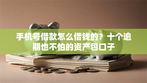 手机号借款怎么借钱的？十个逾期也不怕的资产包口子