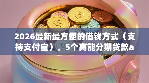 2026最新最方便的借钱方式（支持支付宝），5个高能分期贷款app新秀无私分享