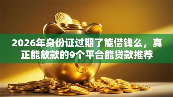 2026年身份证过期了能借钱么，真正能放款的9个平台能贷款推荐