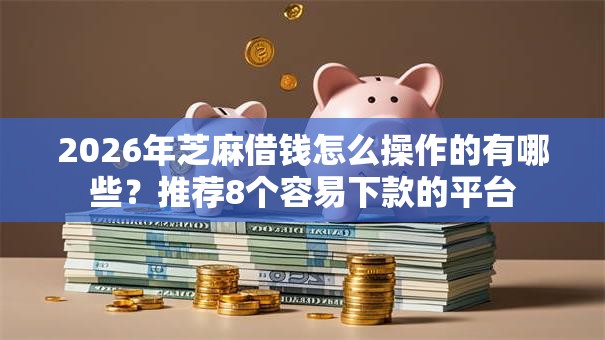 2026年芝麻借钱怎么操作的有哪些？推荐8个容易下款的平台