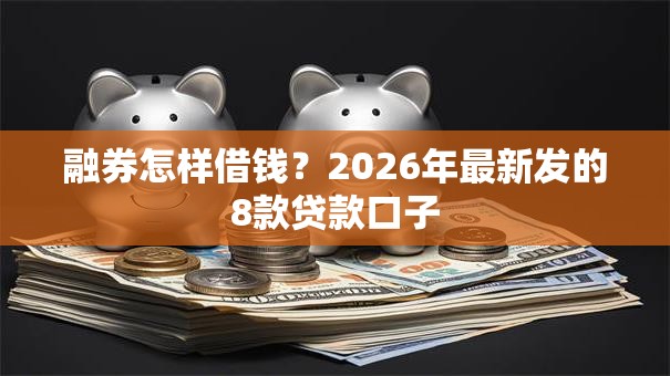 融券怎样借钱？2026年最新发的8款贷款口子