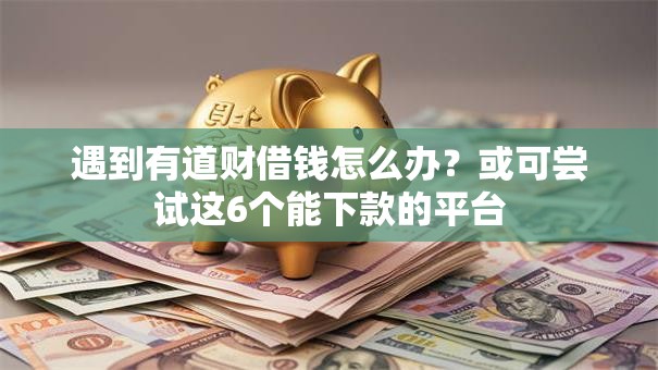 遇到有道财借钱怎么办？或可尝试这6个能下款的平台