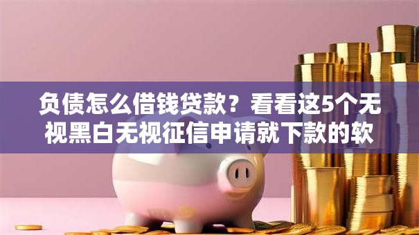 负债怎么借钱贷款？看看这5个无视黑白无视征信申请就下款的软件怎么样
