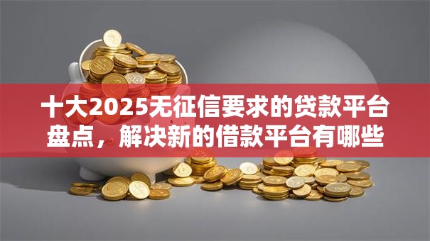 十大2025无征信要求的贷款平台盘点，解决新的借款平台有哪些的问题