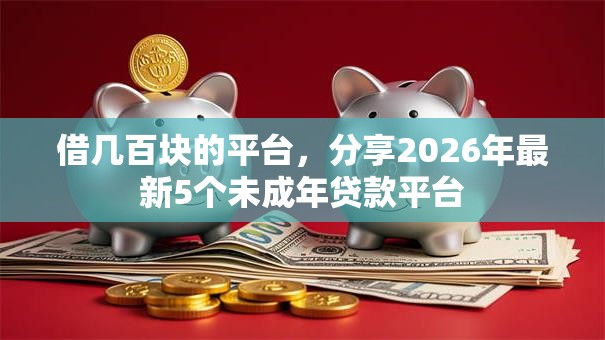 借几百块的平台，分享2026年最新5个未成年贷款平台