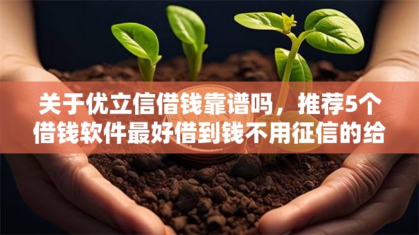 关于优立信借钱靠谱吗，推荐5个借钱软件最好借到钱不用征信的给你