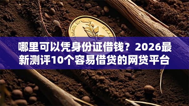 哪里可以凭身份证借钱？2026最新测评10个容易借贷的网贷平台