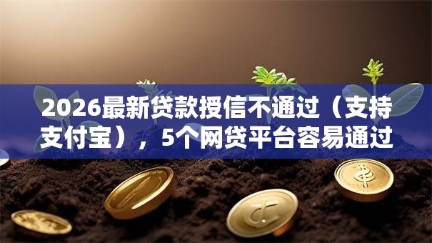2026最新贷款授信不通过（支持支付宝），5个网贷平台容易通过无私分享