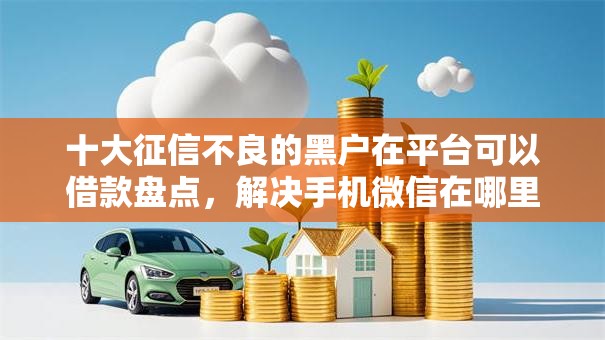 十大征信不良的黑户在平台可以借款盘点，解决手机微信在哪里可以借钱的问题