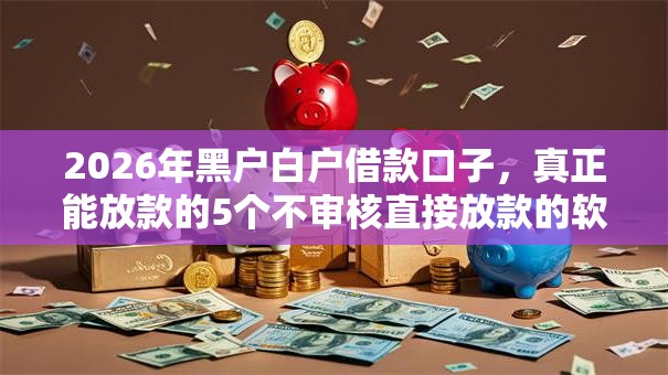 2026年黑户白户借款口子，真正能放款的5个不审核直接放款的软件推荐