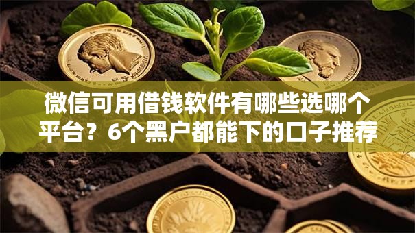 微信可用借钱软件有哪些选哪个平台?6个黑户都能下的口子推荐 微信可用借钱软件有哪些选哪个平台?6个黑户都能下的口子推荐