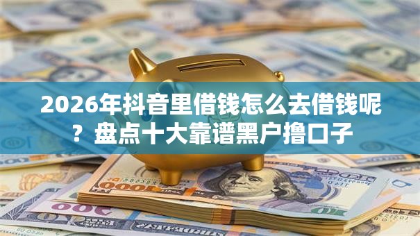 2026年抖音里借钱怎么去借钱呢？盘点十大靠谱黑户撸口子