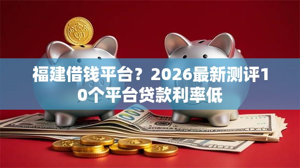 福建借钱平台?2026最新测评10个平台贷款利率低 福建借钱平台?2026最新测评10个平台贷款利率低