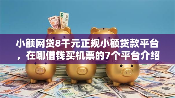 小额网贷8千元正规小额贷款平台，在哪借钱买机票的7个平台介绍