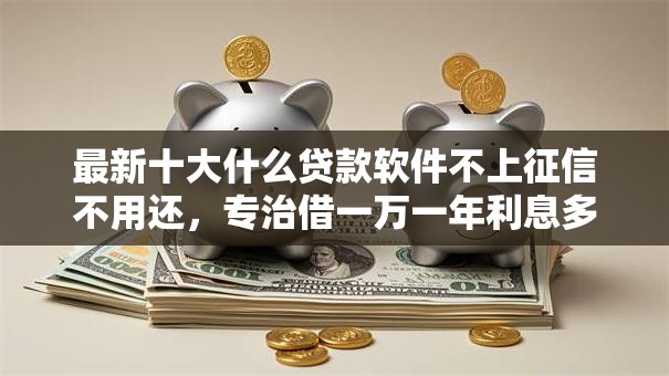 最新十大什么贷款软件不上征信不用还，专治借一万一年利息多少合理