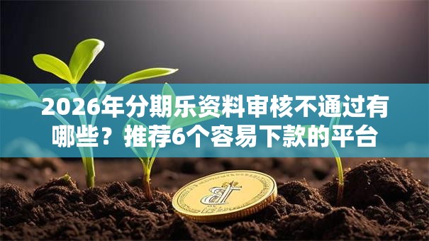 2026年分期乐资料审核不通过有哪些？推荐6个容易下款的平台
