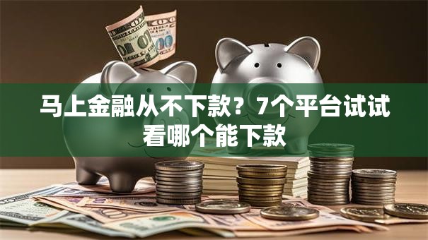 马上金融从不下款？7个平台试试看哪个能下款