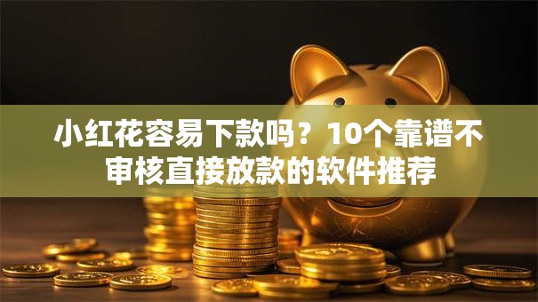 小红花容易下款吗？10个靠谱不审核直接放款的软件推荐
