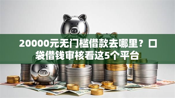20000元无门槛借款去哪里？口袋借钱审核看这5个平台