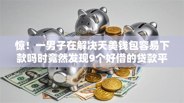 惊！一男子在解决天美钱包容易下款吗时竟然发现9个好借的贷款平台，事后分享了出来