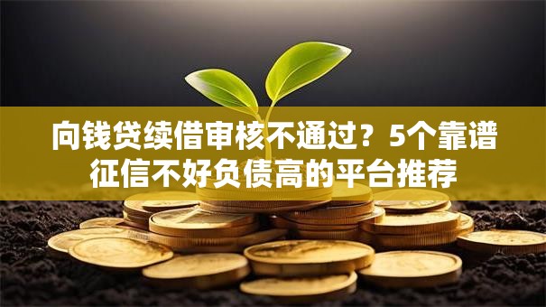 向钱贷续借审核不通过？5个靠谱征信不好负债高的平台推荐