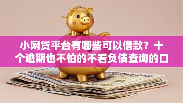 小网贷平台有哪些可以借款?十个逾期也不怕的不看负债查询的口子 小网贷平台有哪些可以借款?十个逾期也不怕的不看负债查询的口子
