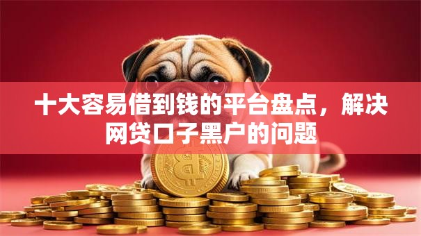 十大容易借到钱的平台盘点，解决网贷口子黑户的问题