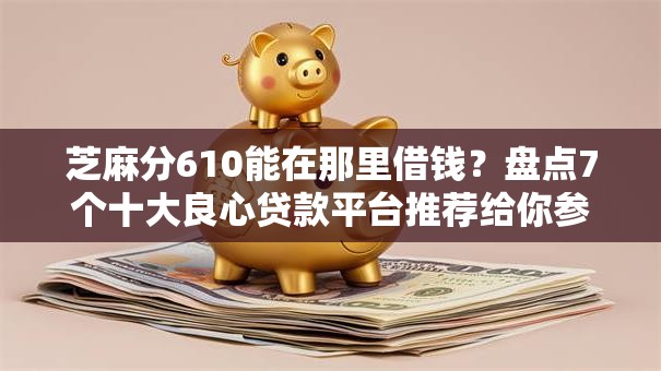 芝麻分610能在那里借钱？盘点7个十大良心贷款平台推荐给你参考