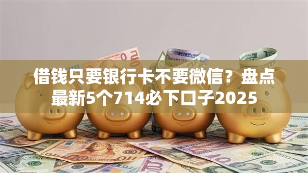 借钱只要银行卡不要微信？盘点最新5个714必下口子2025