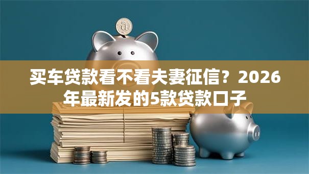 买车贷款看不看夫妻征信？2026年最新发的5款贷款口子