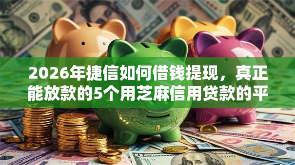 2026年捷信如何借钱提现，真正能放款的5个用芝麻信用贷款的平台推荐