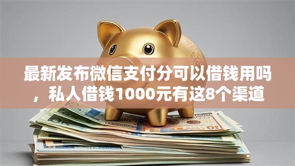 最新发布微信支付分可以借钱用吗，私人借钱1000元有这8个渠道