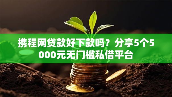 携程网贷款好下款吗?分享5个5000元无门槛私借平台 携程网贷款好下款吗?分享5个5000元无门槛私借平台