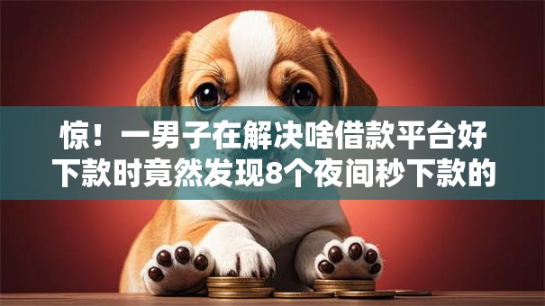 惊！一男子在解决啥借款平台好下款时竟然发现8个夜间秒下款的14天口子，事后分享了出来