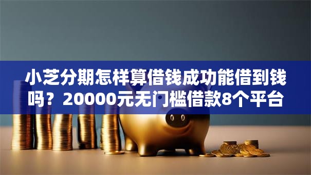 小芝分期怎样算借钱成功能借到钱吗？20000元无门槛借款8个平台推荐