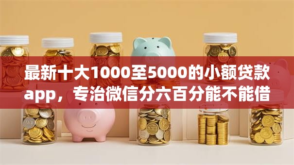 最新十大1000至5000的小额贷款app，专治微信分六百分能不能借钱