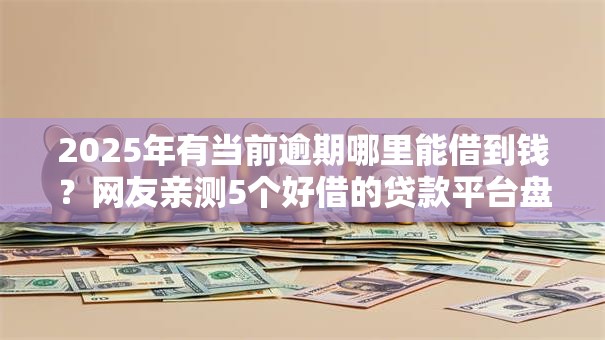 2025年有当前逾期哪里能借到钱?网友亲测5个好借的贷款平台盘点 2025年有当前逾期哪里能借到钱?网友亲测5个好借的贷款平台盘点