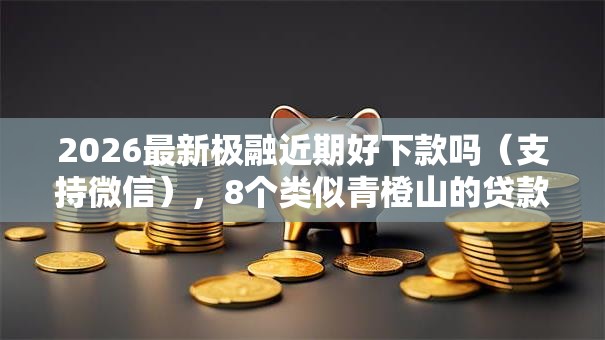 2026最新极融近期好下款吗（支持微信），8个类似青橙山的贷款平台无私分享