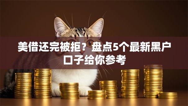 美借还完被拒？盘点5个最新黑户口子给你参考