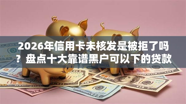 2026年信用卡未核发是被拒了吗？盘点十大靠谱黑户可以下的贷款平台