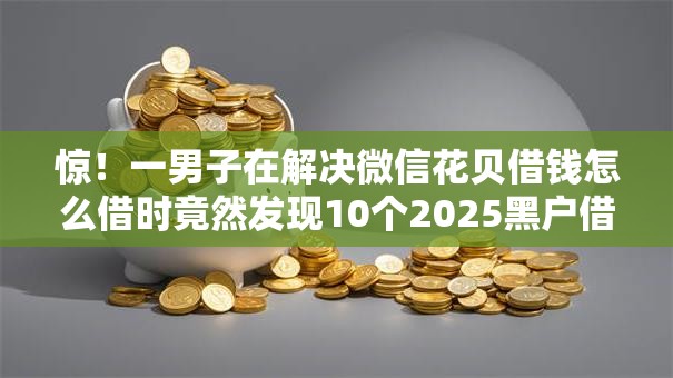 惊！一男子在解决微信花贝借钱怎么借时竟然发现10个2025黑户借款必下口子，事后分享了出来