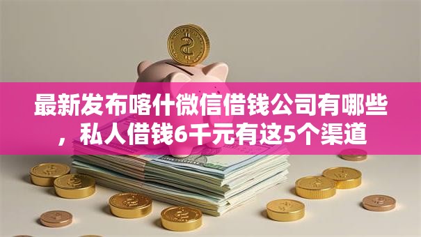 最新发布喀什微信借钱公司有哪些，私人借钱6千元有这5个渠道