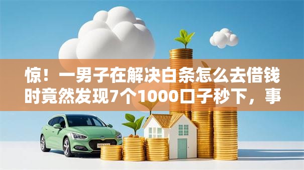 惊！一男子在解决白条怎么去借钱时竟然发现7个1000口子秒下，事后分享了出来