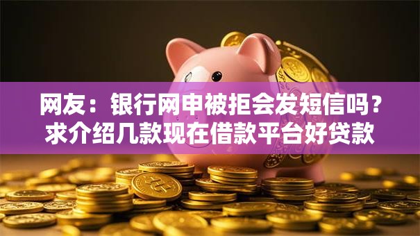 网友：银行网申被拒会发短信吗？求介绍几款现在借款平台好贷款