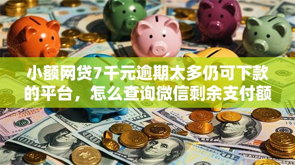 小额网贷7千元逾期太多仍可下款的平台，怎么查询微信剩余支付额度的5个平台介绍