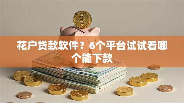 花户贷款软件？6个平台试试看哪个能下款